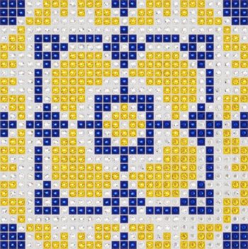 Azulejos 4 - crystal art by Julia Roshkow