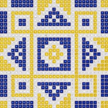 Azulejos 5 - crystal art by Julia Roshkow