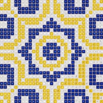 Azulejos 6 - crystal art by Julia Roshkow