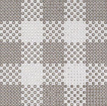 Gray Gingham - crystal art by Julia Roshkow