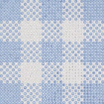 Light Blue Gingham - crystal art by Julia Roshkow