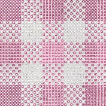 Pink Gingham - crystal art by Julia Roshkow