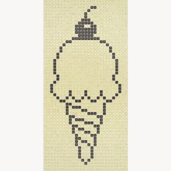 Waffle Cone - French Vanilla - crystal art by Julia Roshkow
