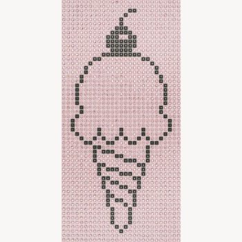 Waffle Cone - Strawberry - crystal art by Julia Roshkow